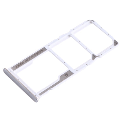 For Xiaomi Poco M5 4G SIM Card Tray + SIM Card Tray + Micro SD Card Tray (Silver) - Card Tray by PMC Jewellery | Online Shopping South Africa | PMC Jewellery