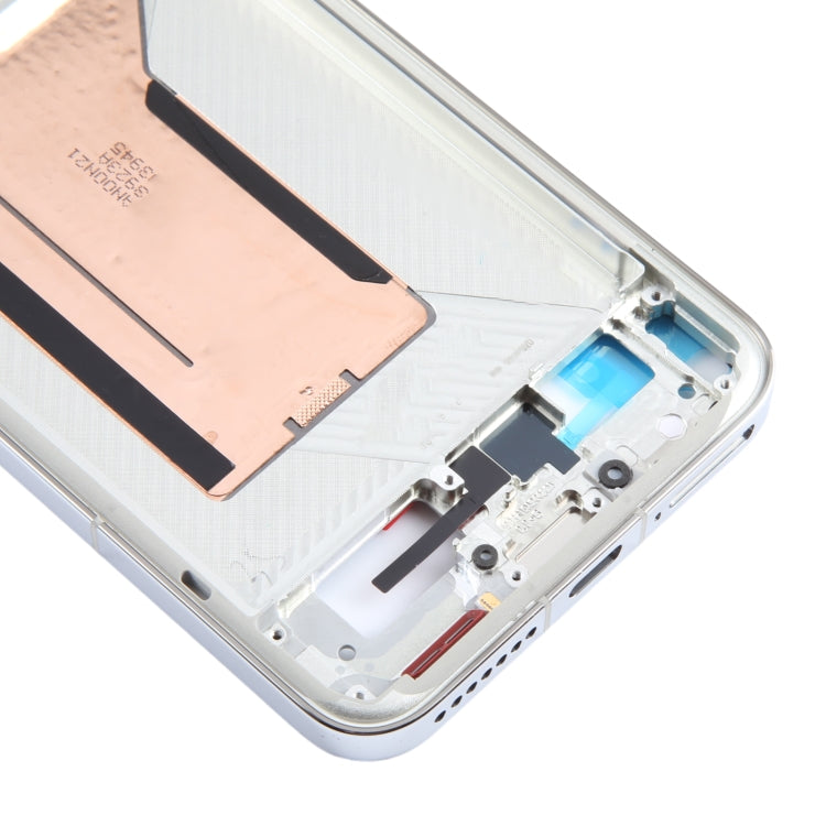 For Xiaomi 14 Original Front Housing LCD Frame Bezel Plate (Silver) - Frame Bezel Plate by PMC TechLife | Online Shopping South Africa | PMC TechLife