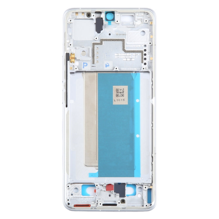 For Xiaomi Redmi K70 Original Front Housing LCD Frame Bezel Plate (Silver) - Frame Bezel Plate by PMC Jewellery | Online Shopping South Africa | PMC Jewellery