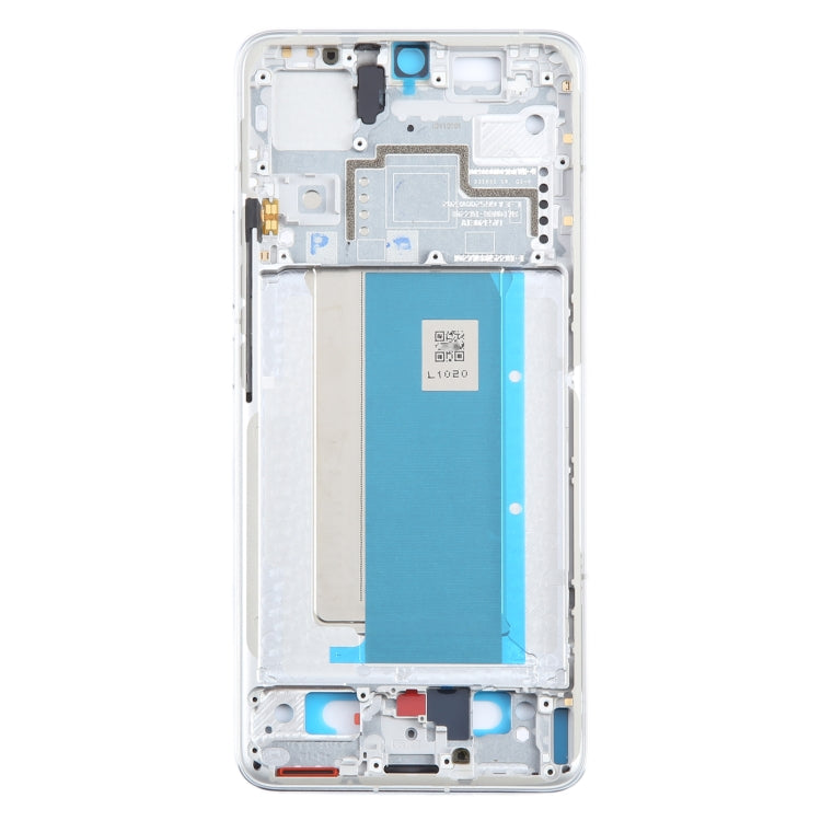 For Xiaomi Redmi K70 Original Front Housing LCD Frame Bezel Plate (White) - Frame Bezel Plate by PMC Jewellery | Online Shopping South Africa | PMC Jewellery