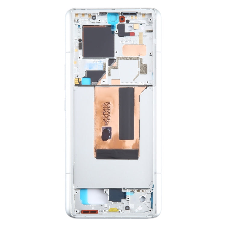 For Xiaomi 13 Ultra Original Front Housing LCD Frame Bezel Plate (Silver) - Frame Bezel Plate by PMC Jewellery | Online Shopping South Africa | PMC Jewellery