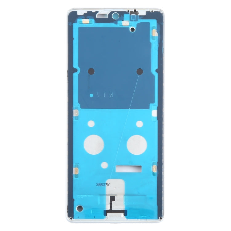 For Xiaomi Redmi Note 13 Original Front Housing LCD Frame Bezel Plate (White) - Frame Bezel Plate by PMC Jewellery | Online Shopping South Africa | PMC Jewellery