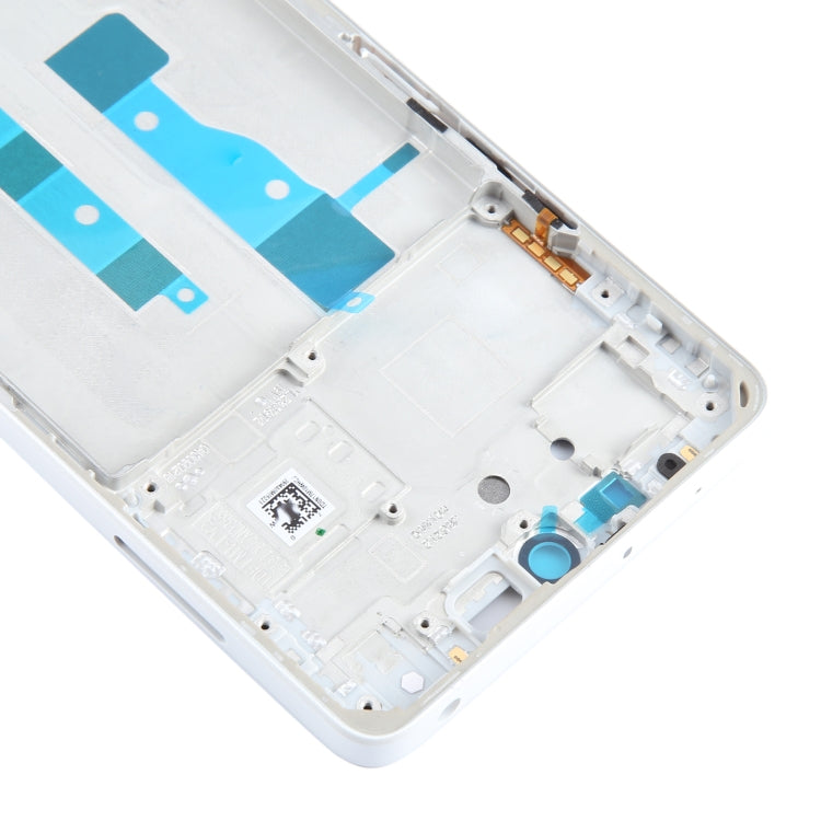 For Xiaomi Redmi Note 13 Original Front Housing LCD Frame Bezel Plate (White) - Frame Bezel Plate by PMC Jewellery | Online Shopping South Africa | PMC Jewellery