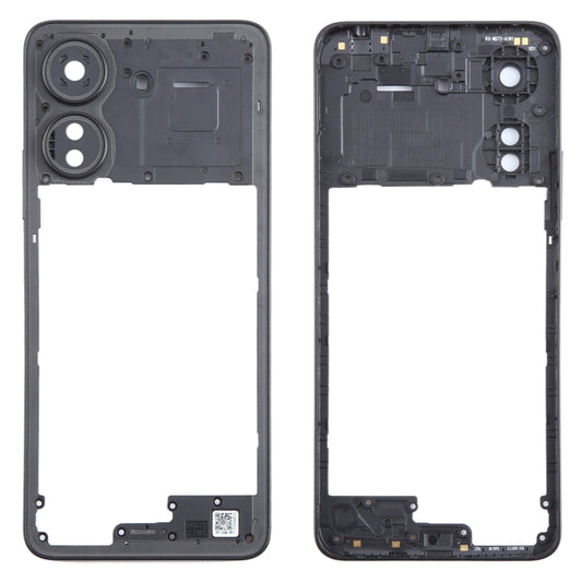 For Xiaomi Redmi 13C Original Middle Frame Bezel Plate (Black) - Frame Bezel Plate by PMC Jewellery | Online Shopping South Africa | PMC Jewellery