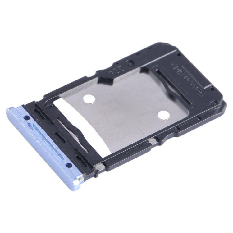 For Infinix Zero X Pro X6810 SIM Card Tray + SIM Card Tray + Micro SD Card Tray (Blue) - Card Tray by PMC Jewellery | Online Shopping South Africa | PMC Jewellery