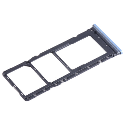 For Infinix Note 11 X663 SIM Card Tray + SIM Card Tray + Micro SD Card Tray (Blue) - Card Tray by PMC Jewellery | Online Shopping South Africa | PMC Jewellery