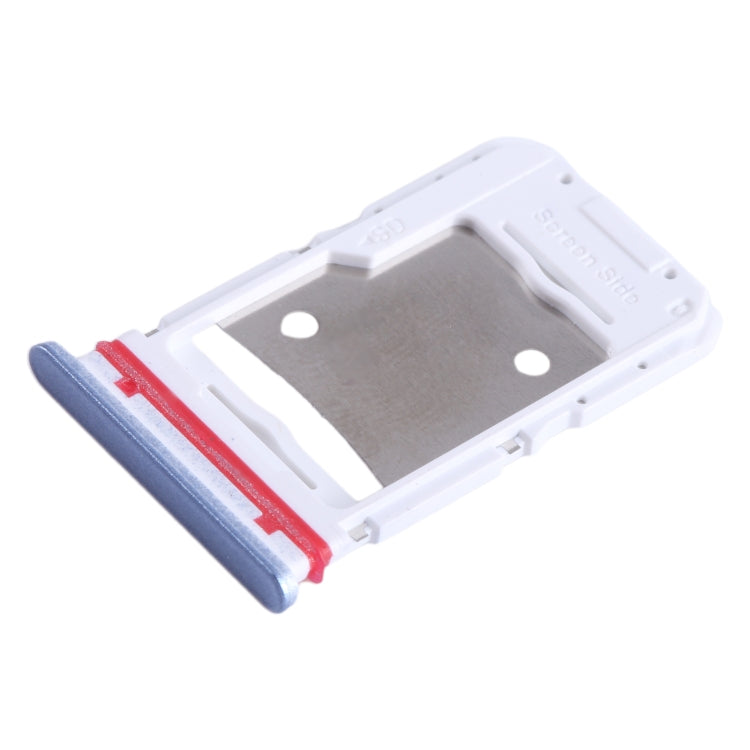 For Infinix Hot 20 5G X666 SIM Card Tray + SIM Card Tray + Micro SD Card Tray (Blue) - Card Tray by PMC Jewellery | Online Shopping South Africa | PMC Jewellery