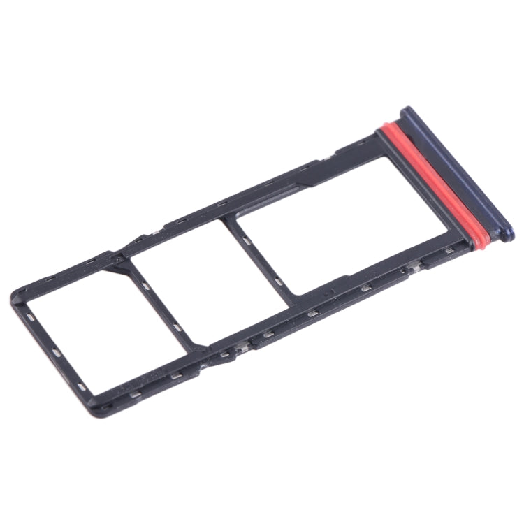 For Infinix Hot 20 X6826 SIM Card Tray + SIM Card Tray + Micro SD Card Tray (Black) - Card Tray by PMC Jewellery | Online Shopping South Africa | PMC Jewellery