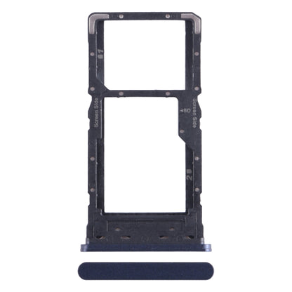 For Infinix Hot 11 2022 SIM Card Tray + SIM Card Tray / Micro SD Card Tray (Blue) - Card Tray by PMC Jewellery | Online Shopping South Africa | PMC Jewellery