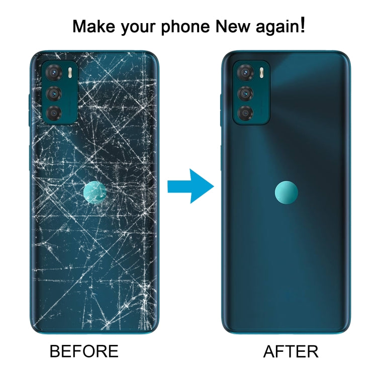 For Motorola Moto G42 Original Battery Back Cover(Blue) - Back Cover by PMC TechLife | Online Shopping South Africa | PMC TechLife
