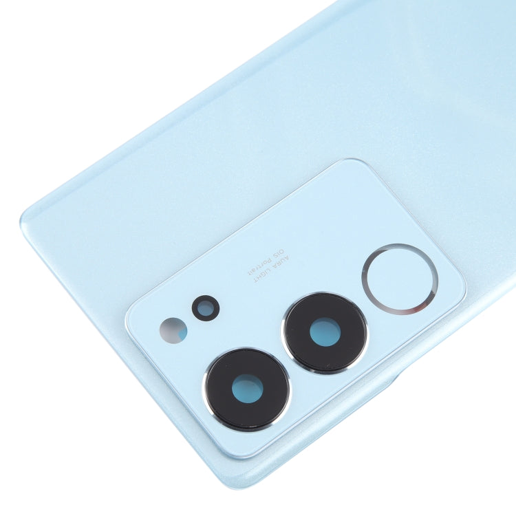 For vivo V29 Pro Original Battery Back Cover with Camera Lens Cover(Blue) - Back Cover by PMC Jewellery | Online Shopping South Africa | PMC Jewellery