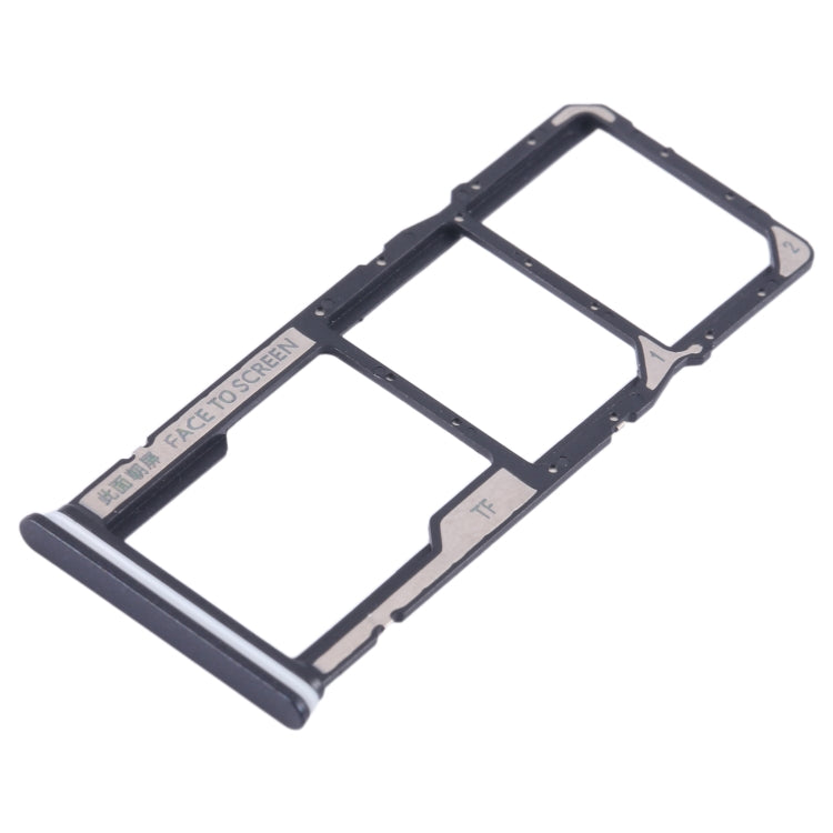 For Xiaomi Redmi Note 12 4G SIM Card Tray + SIM Card Tray + Micro SD Card Tray (Black) - Card Tray by PMC Jewellery | Online Shopping South Africa | PMC Jewellery