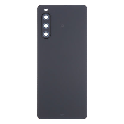 For Sony Xperia 10 V Original Battery Back Cover with Camera Lens Cover(Black) - Back Cover by PMC Jewellery | Online Shopping South Africa | PMC Jewellery