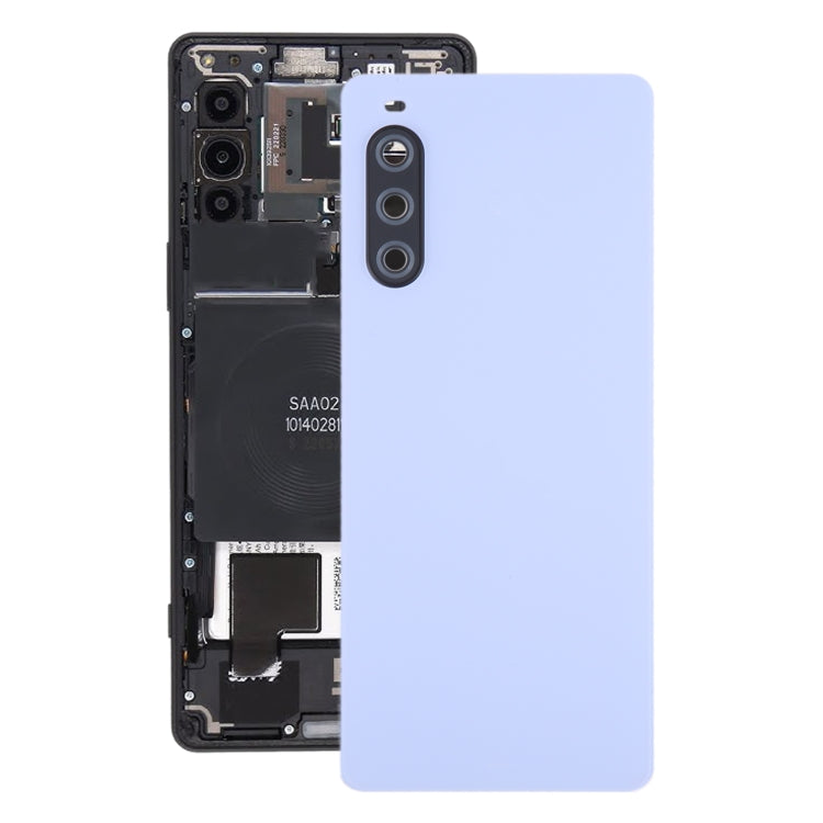 For Sony Xperia 10 V Original Battery Back Cover with Camera Lens Cover(Purple) - Back Cover by PMC Jewellery | Online Shopping South Africa | PMC Jewellery