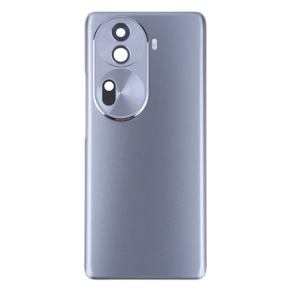 For OPPO Reno11 Pro Global Original Battery Back Cover with Camera Lens Cover(Grey) - Back Cover by PMC Jewellery | Online Shopping South Africa | PMC Jewellery | Buy Now Pay Later Mobicred