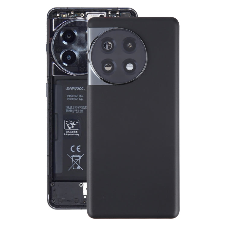 For OnePlus 11R Battery Back Cover with Camera Lens Cover(Black) - free shipping - PMC TechLife - Order now!