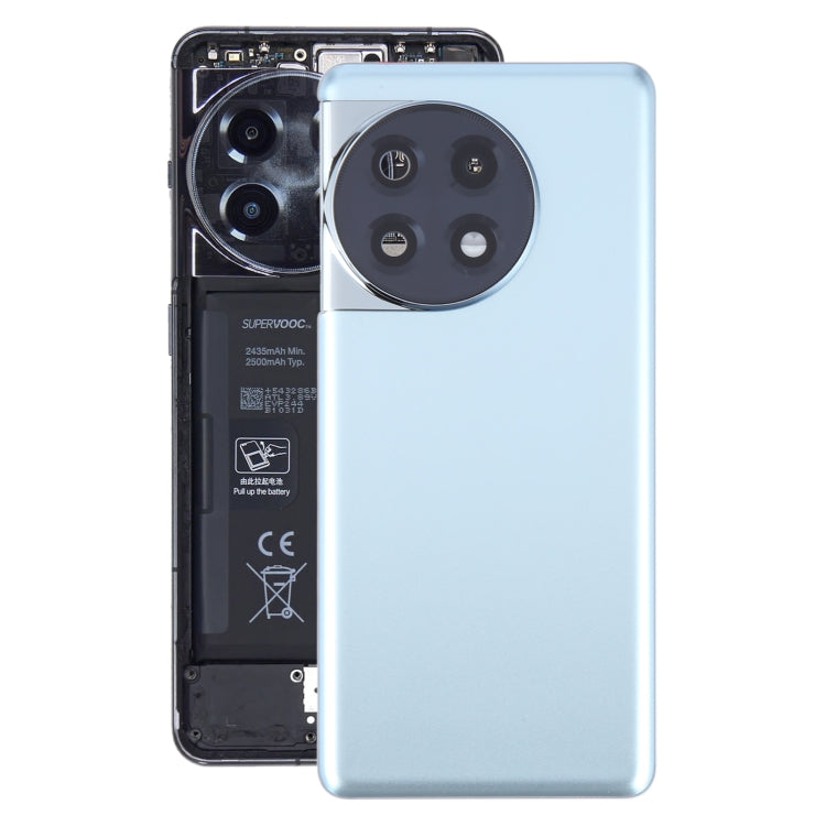 For OnePlus 11R Battery Back Cover with Camera Lens Cover(Green) - Back Cover by PMC TechLife | Online Shopping South Africa | PMC TechLife | Buy Now Pay Later Mobicred