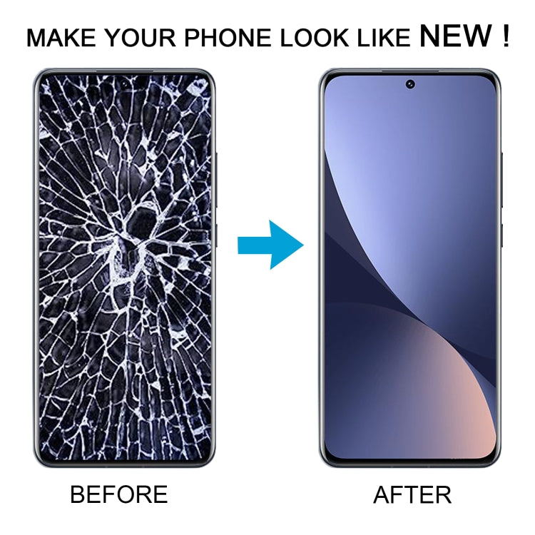 For Xiaomi 12X Original AMOLED Material LCD Screen Digitizer Full Assembly with Frame (Black) - LCD Screen by PMC TechLife | Online Shopping South Africa | PMC TechLife