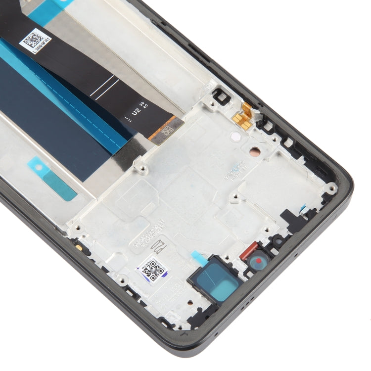 For Xiaomi Redmi Note 13 Pro+ Original AMOLED Material LCD Screen Digitizer Full Assembly with Frame (Black) - LCD Screen by PMC TechLife | Online Shopping South Africa | PMC TechLife