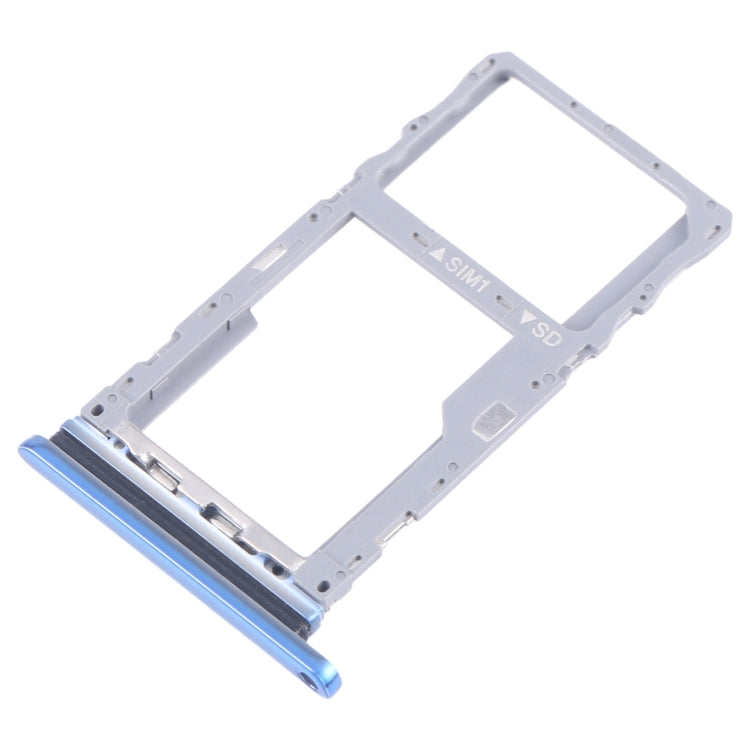 For TCL NXTPAPER S8 9288A 9288M SIM Card Tray + Micro SD Card Tray (Baby Blue) - For TCL by PMC Jewellery | Online Shopping South Africa | PMC Jewellery | Buy Now Pay Later Mobicred