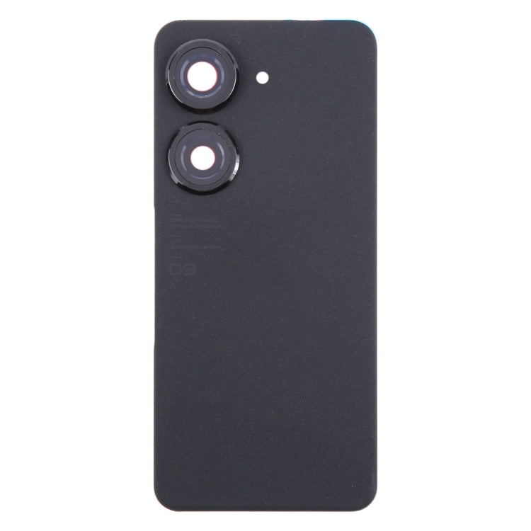 For Asus Zenfone 9 AI2202 Original Battery Back Cover with Camera Lens Cover(Black) - Back Cover by PMC Jewellery | Online Shopping South Africa | PMC Jewellery | Buy Now Pay Later Mobicred