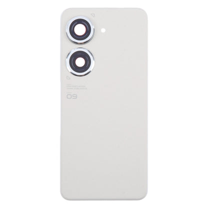 For Asus Zenfone 9 AI2202 Original Battery Back Cover with Camera Lens Cover(White) - Back Cover by PMC Jewellery | Online Shopping South Africa | PMC Jewellery | Buy Now Pay Later Mobicred