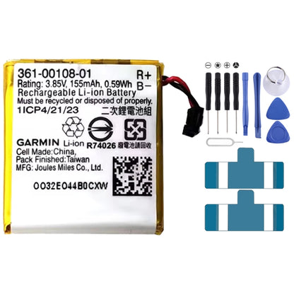 155mAh 361-00108-01 Battery Replacement For Garmin Vivoactive 3 / Vivoactive 3 Music - Others by PMC Jewellery | Online Shopping South Africa | PMC Jewellery | Buy Now Pay Later Mobicred