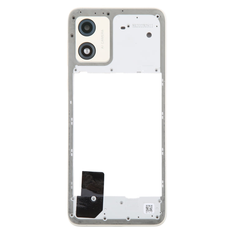 For Motorola Moto E13 Original Middle Frame Bezel Plate (Gold) - Frame Bezel Plate by PMC Jewellery | Online Shopping South Africa | PMC Jewellery | Buy Now Pay Later Mobicred