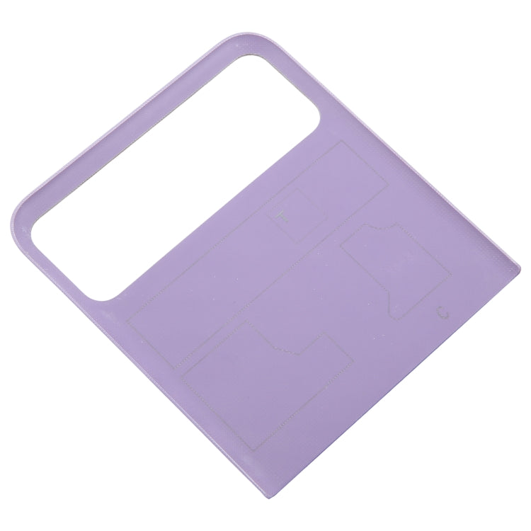 For Motorola Razr 40 Original Upper Part Battery Back Cover (Purple) - Back Cover by PMC Jewellery | Online Shopping South Africa | PMC Jewellery | Buy Now Pay Later Mobicred