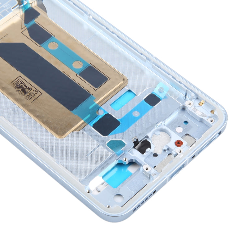 For Xiaomi Civi 4 Pro Original Front Housing LCD Frame Bezel Plate (Blue) - Frame Bezel Plate by PMC Jewellery | Online Shopping South Africa | PMC Jewellery | Buy Now Pay Later Mobicred