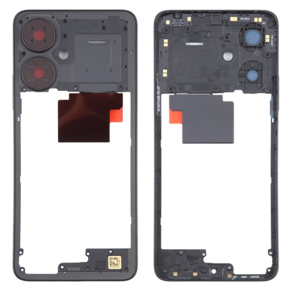 For Xiaomi Poco M6 Original Middle Frame Bezel Plate (Black) - Frame Bezel Plate by PMC Jewellery | Online Shopping South Africa | PMC Jewellery | Buy Now Pay Later Mobicred