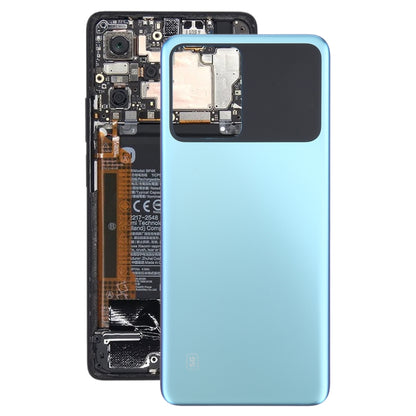 For Xiaomi Poco X5 Original Battery Back Cover(Blue) - Back Cover by PMC Jewellery | Online Shopping South Africa | PMC Jewellery | Buy Now Pay Later Mobicred