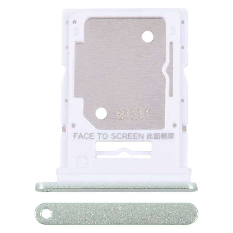 For Xiaomi Redmi 13 4G Original SIM Card Tray + SIM / Micro SD Card Tray (Green) - Card Tray by PMC Jewellery | Online Shopping South Africa | PMC Jewellery | Buy Now Pay Later Mobicred