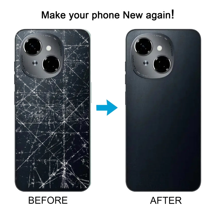 For Tecno Spark Go 1 Original Battery Back Cover(Black) - Back Cover by PMc TechLife | Online Shopping South Africa | PMc TechLife | Buy Now Pay Later Mobicred