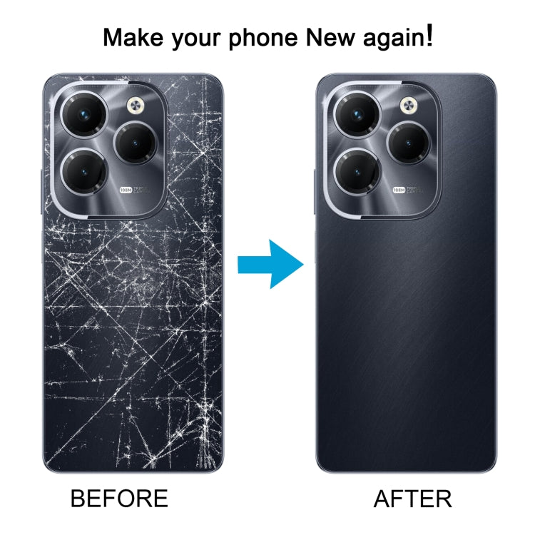 For Infinix Hot 40 Pro X6837 Original Battery Back Cover(Black) - Back Cover by PMC TechLife | Online Shopping South Africa | PMC TechLife | Buy Now Pay Later Mobicred