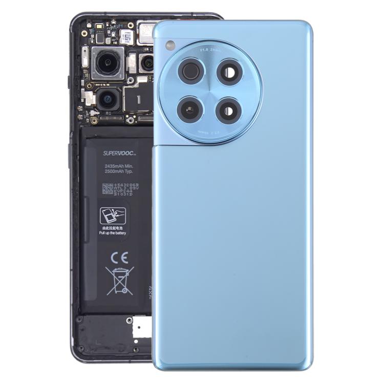 For OnePlus Ace 3 Battery Back Cover with Camera Lens Cover(Blue) - free shipping - PMC TechLife - Order now!