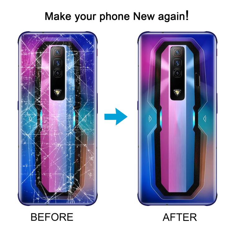 For ZTE nubia Red Magic 7 NX679J Glass Battery Back Cover(Transparent) - For ZTE by PMC TechLife | Online Shopping South Africa | PMC TechLife | Buy Now Pay Later Mobicred