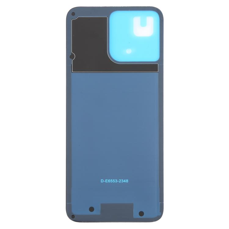 For ZTE Blade V50 Design 4G Glass Battery Back Cover(Black) - For ZTE by PMc TechLife | Online Shopping South Africa | PMc TechLife | Buy Now Pay Later Mobicred