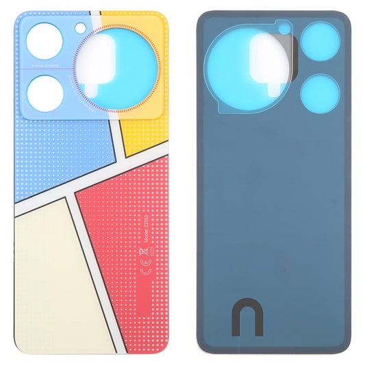 For ZTE nubia Music Z2353 Glass Battery Back Cover with Adhesive(Multicolour) - For ZTE by PMC Jewellery | Online Shopping South Africa | PMC Jewellery | Buy Now Pay Later Mobicred