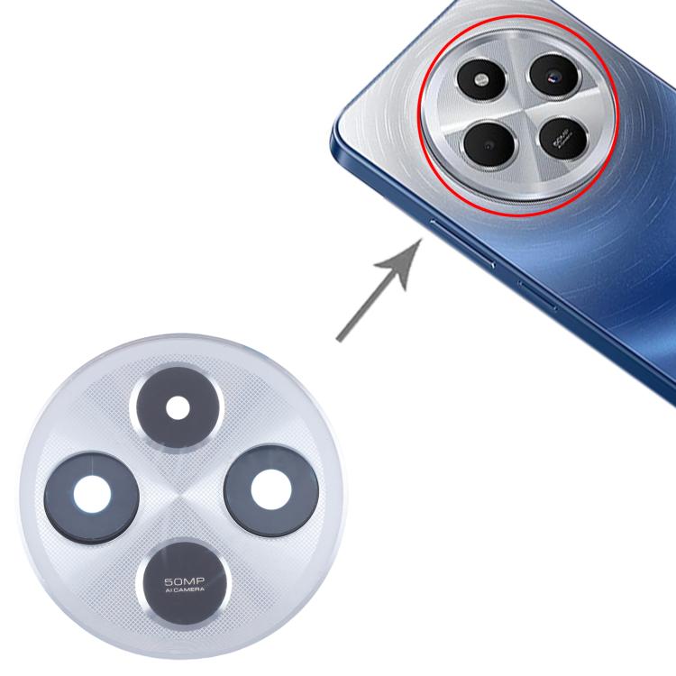 For Xiaomi Redmi 14C 5G Original Rear Camera Lens Cover (Silver) - Camera by PMc TechLife | Online Shopping South Africa | PMc TechLife | Buy Now Pay Later Mobicred
