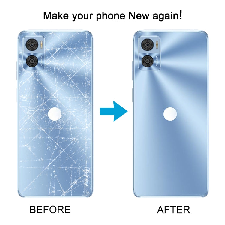 For Motorola Moto E22i Original Battery Back Cover(Light Blue) - Back Cover by PMC TechLife | Online Shopping South Africa | PMC TechLife