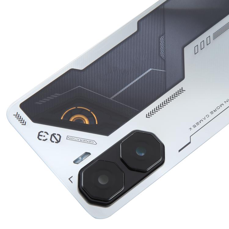 For ZTE nubia Neo 3 Plastic Battery Back Cover with Camera Lens Cover(Silver) - free shipping - PMC TechLife - Order now!