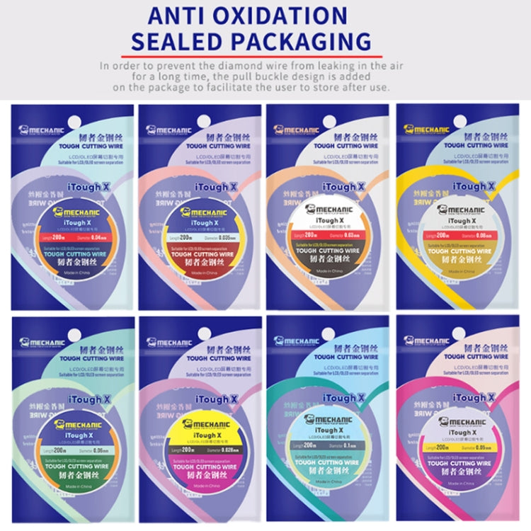 MECHANIC iTough X 200M 0.028MM LCD OLED Screen Cutting Wire - Welding Wire by MECHANIC | Online Shopping South Africa | PMC TechLife | Buy Now Pay Later Mobicred