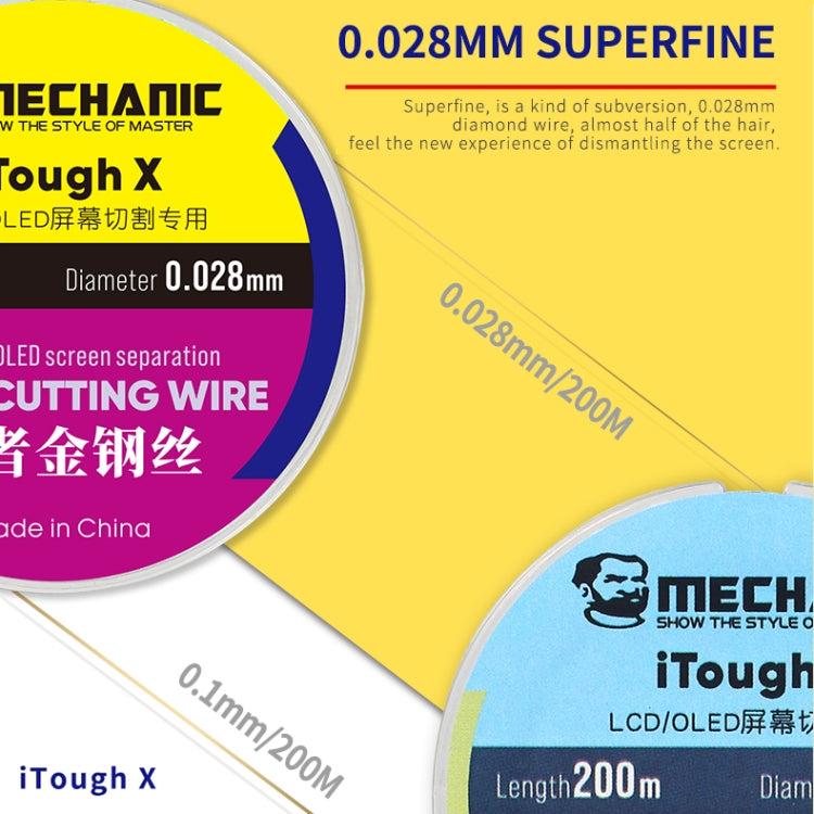 MECHANIC iTough X 200M 0.06MM LCD OLED Screen Cutting Wire - Welding Wire by MECHANIC | Online Shopping South Africa | PMC TechLife | Buy Now Pay Later Mobicred