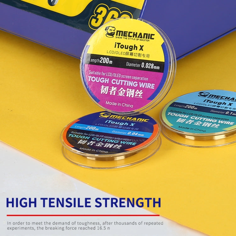 MECHANIC iTough X 200M 0.06MM LCD OLED Screen Cutting Wire - Welding Wire by MECHANIC | Online Shopping South Africa | PMC TechLife | Buy Now Pay Later Mobicred