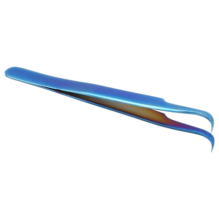 Vetus MCS-15 Bright Blue Curved Tweezers - Tweezers by VETUS | Online Shopping South Africa | PMC Jewellery | Buy Now Pay Later Mobicred