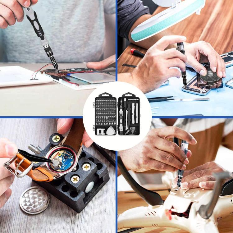 122 in 1 Precision Magnetic Screwdriver Kit (Yellow) - Screwdriver Set by PMC TechLife | Online Shopping South Africa | PMC TechLife | Buy Now Pay Later Mobicred