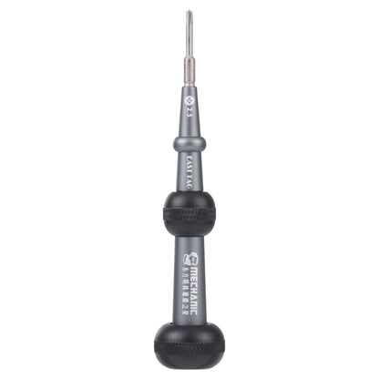 Mechanic East Tag Precision Strong Magnetic Screwdriver, Convex Cross 2.5(Black) - Screwdriver by MECHANIC | Online Shopping South Africa | PMC Jewellery | Buy Now Pay Later Mobicred