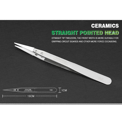 BAKU BA-I7-72MZ Stainless Steel Straight Tweezers - Tweezers by BAKU | Online Shopping South Africa | PMC Jewellery | Buy Now Pay Later Mobicred