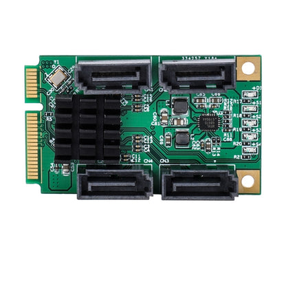 4 Port SATA III 6G Mini PCI Express Marvel 88SE9215 Controller Card - Add-on Cards by PMC Jewellery | Online Shopping South Africa | PMC Jewellery | Buy Now Pay Later Mobicred